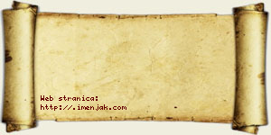 Janoš Egerić vizit kartica